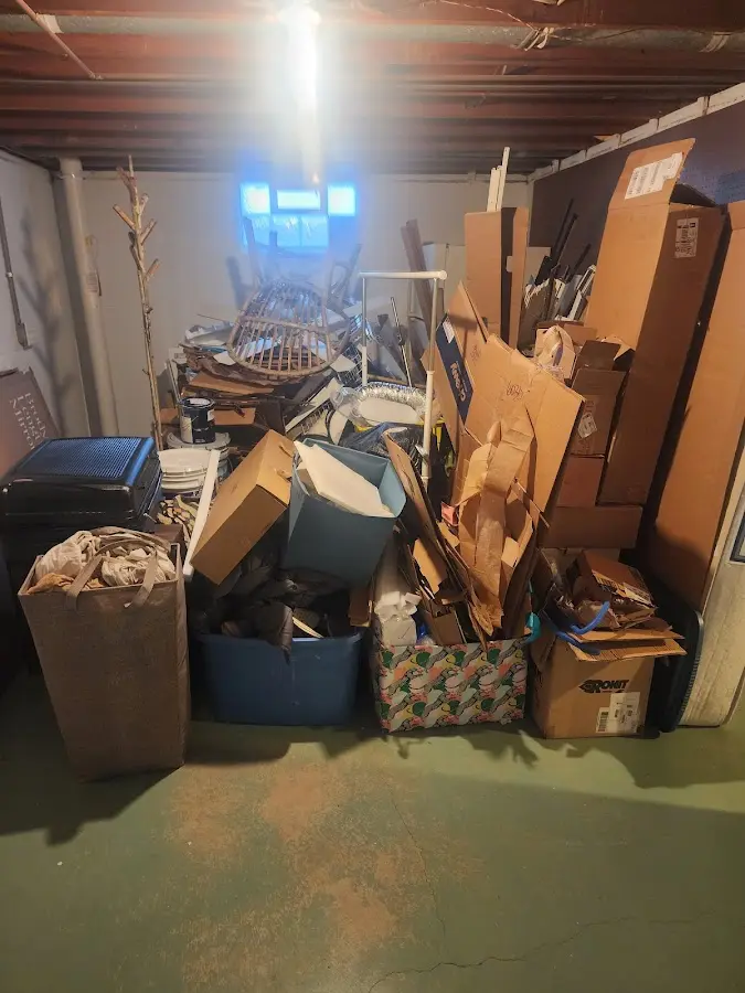 Roll-off dumpster container at job site for Construction Dumpster Rental in Marietta-Alderwood